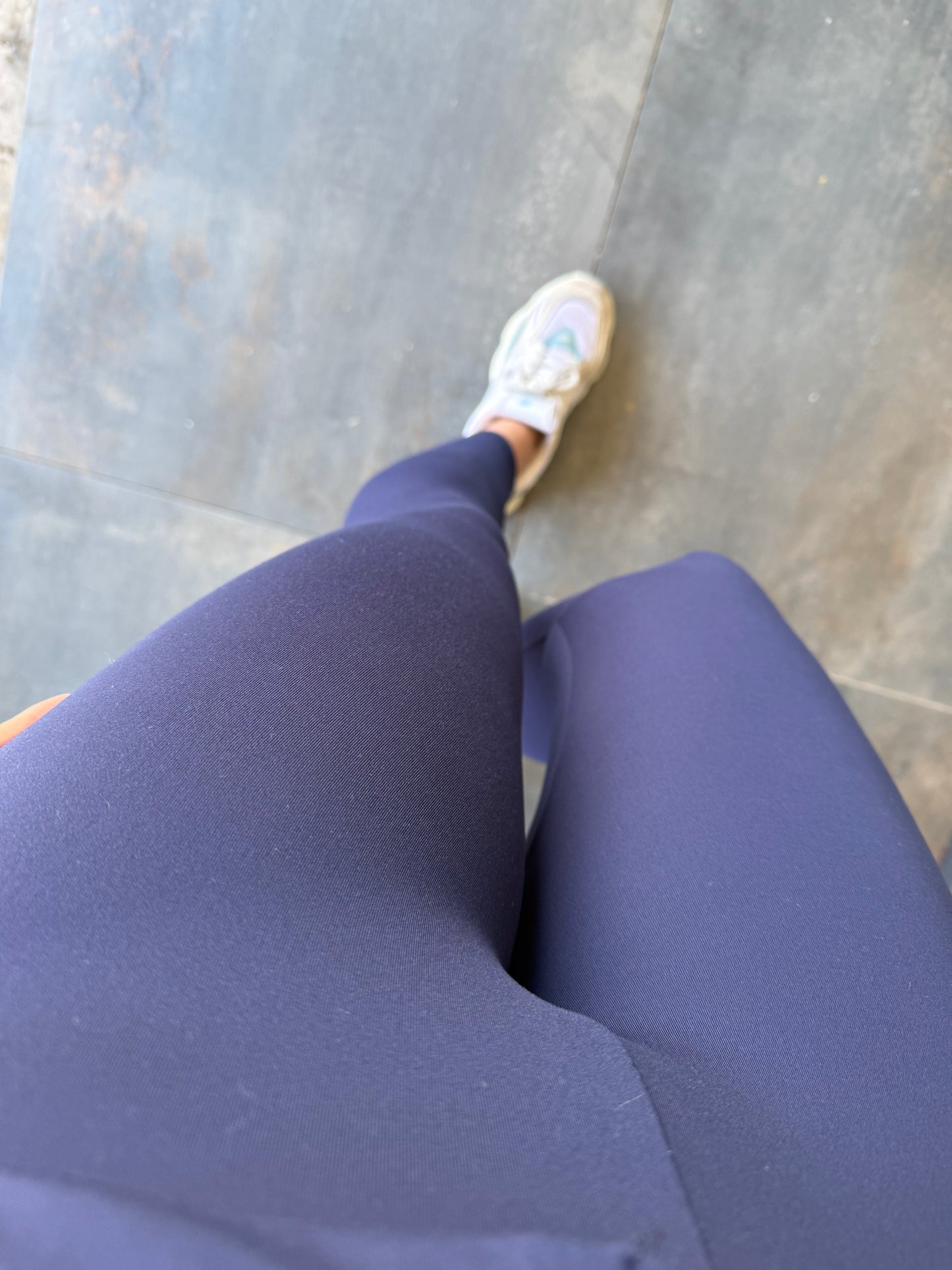 Elen Lacivert Modal Tayt & Sweat Takım