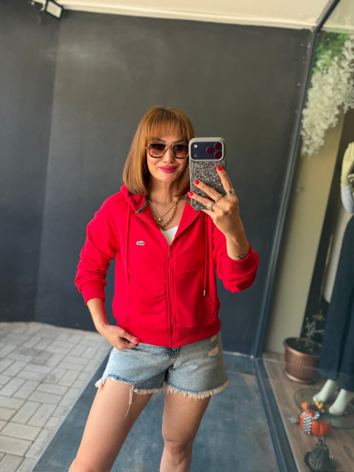 Rovika Kırmızı Sweatshirt