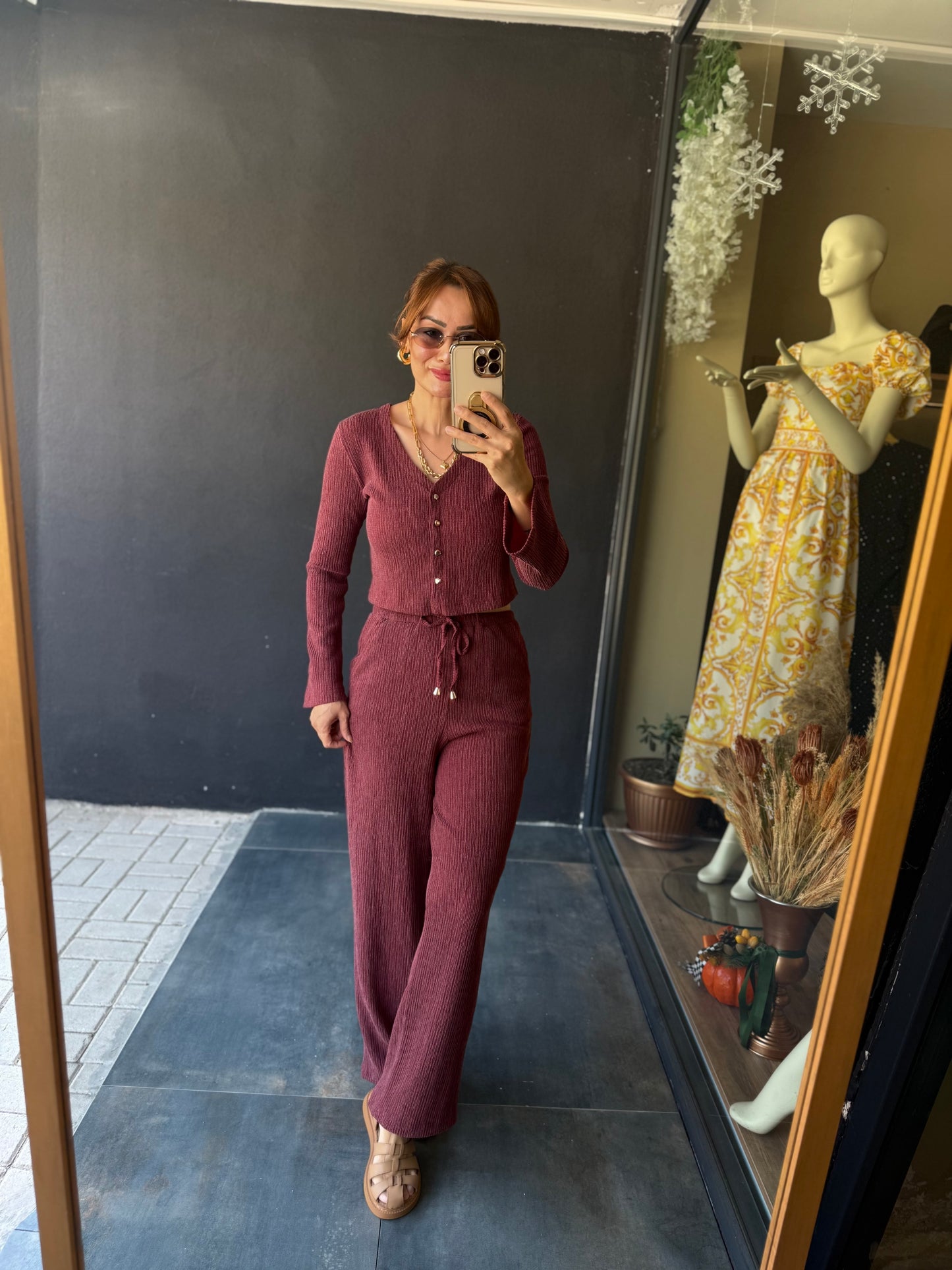 Gynamic Elit Örme Bordo Takım