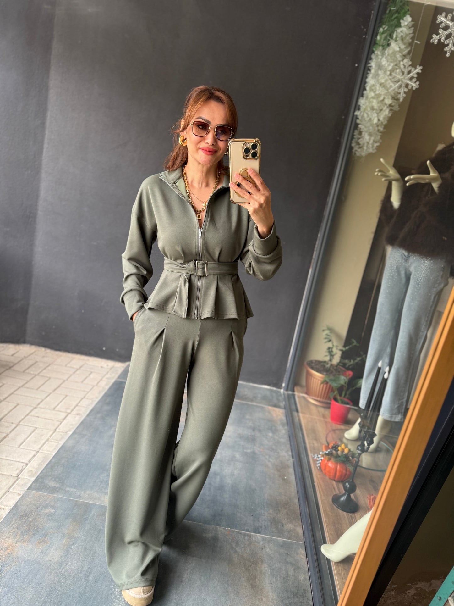 Semy Haki Kemerli Modal Takım