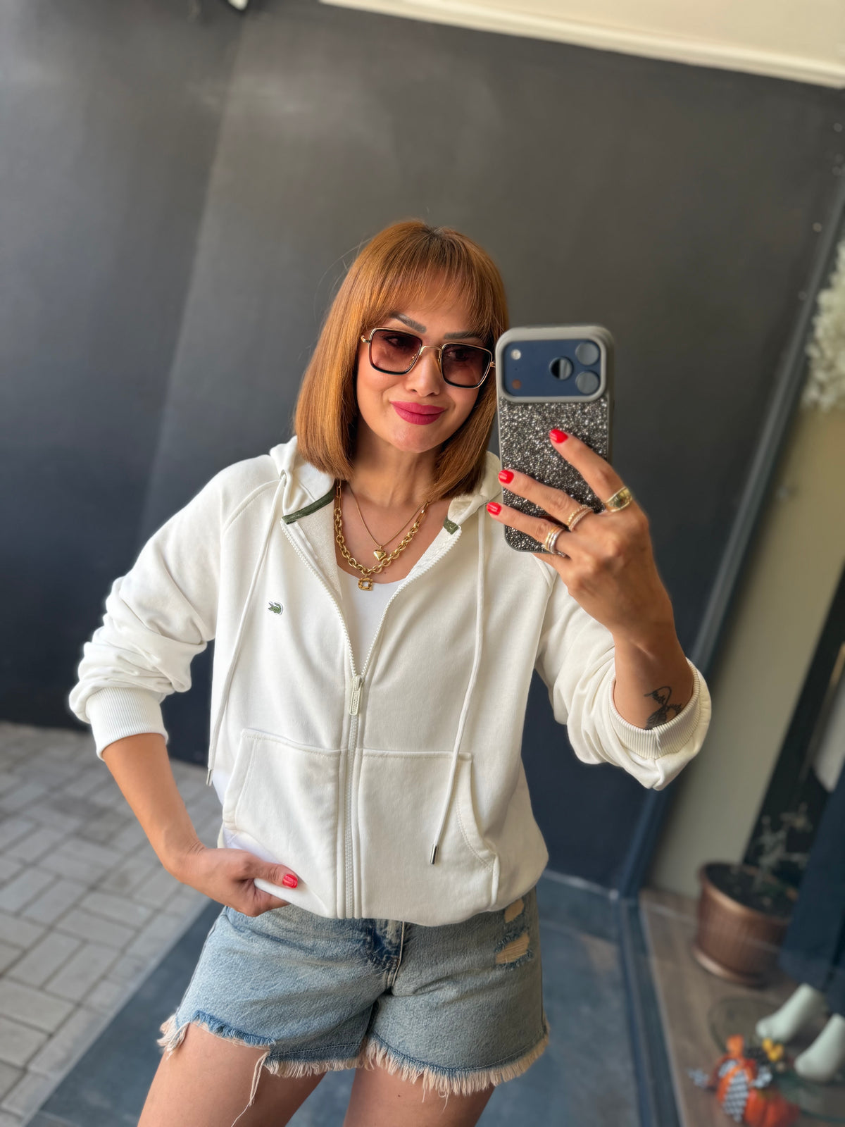 Rovika Beyaz Sweatshirt