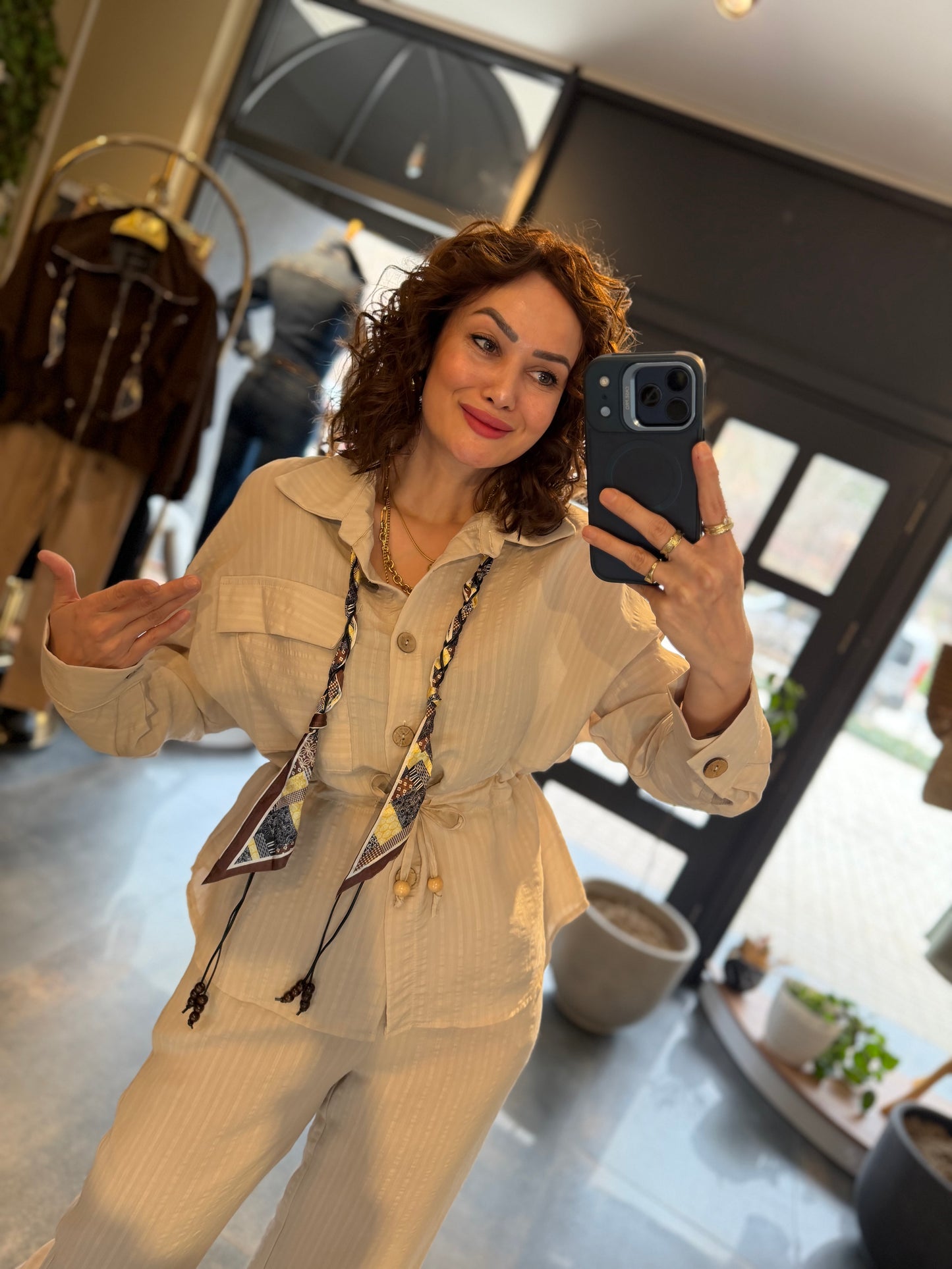 Sifona Bej Tensel Takım