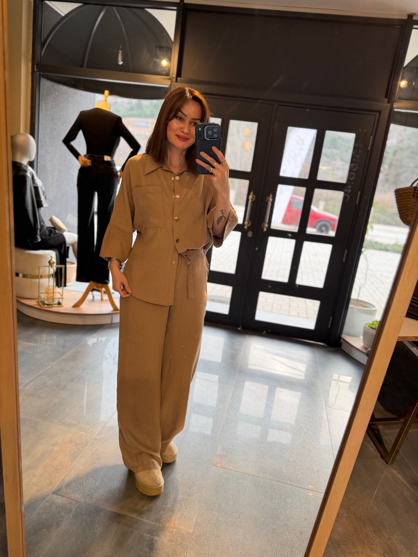 Sensitive Bej Tensel Takım