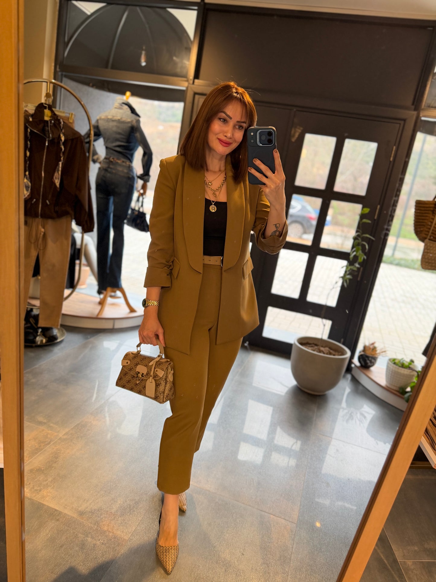 Maroje Zeytin Yeşili Ceket & Pantolon Takım