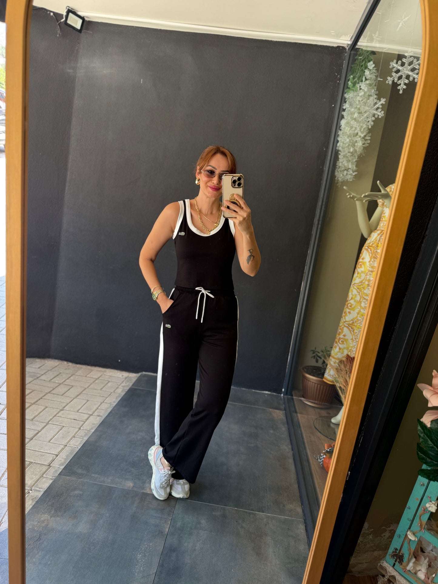 Laxet Siyah Modal Eşofman Takımı