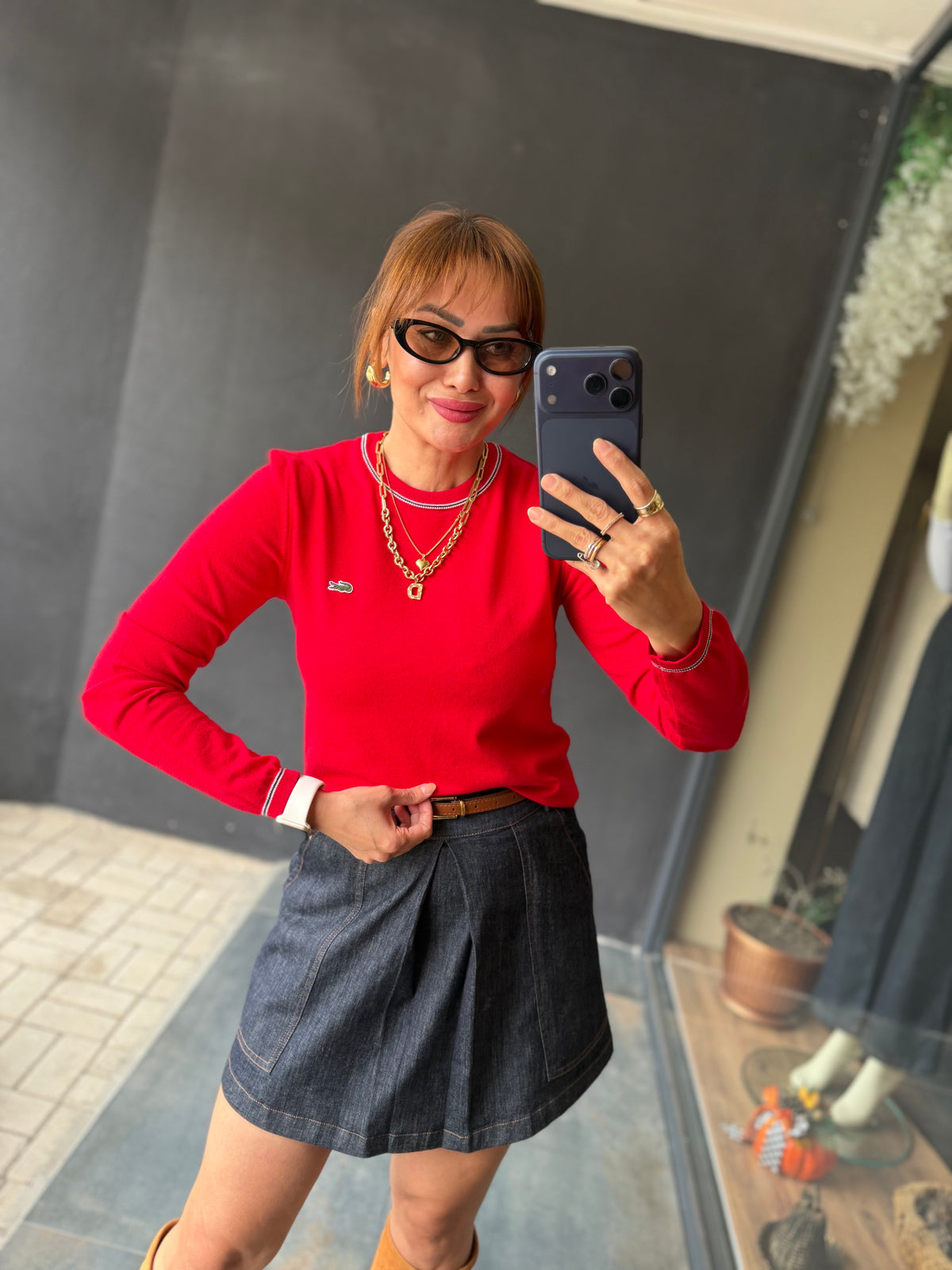 Lucerna Kırmızı Yumoş Triko