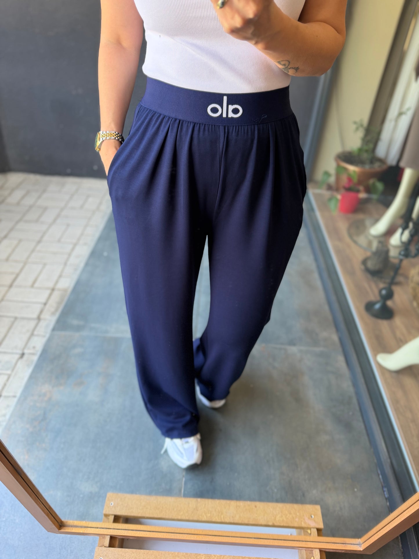 Dumpi Lacivert Modal Spor Pantolon