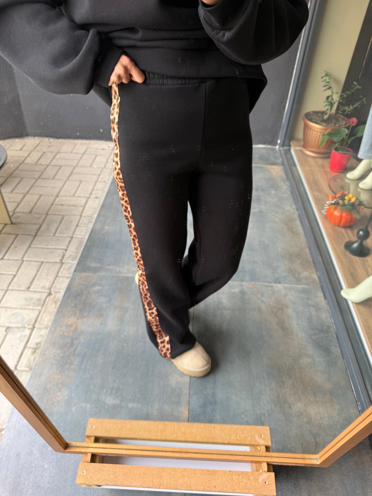 Ladima Siyah Şardonlu Eşofman Takımı