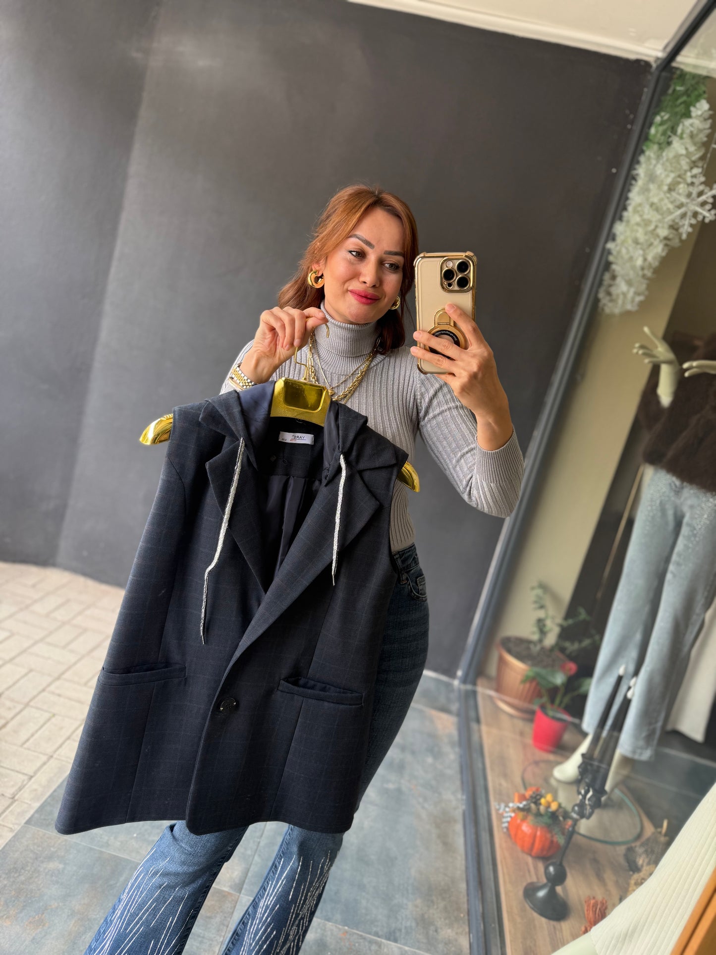 Jojo Kapşonlu Yelek&Ceket