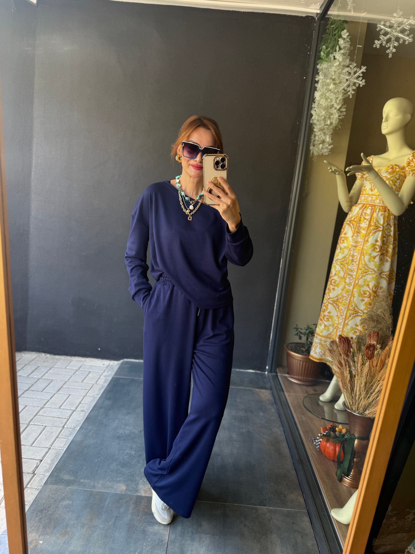 Latest Lacivert Modal Takım