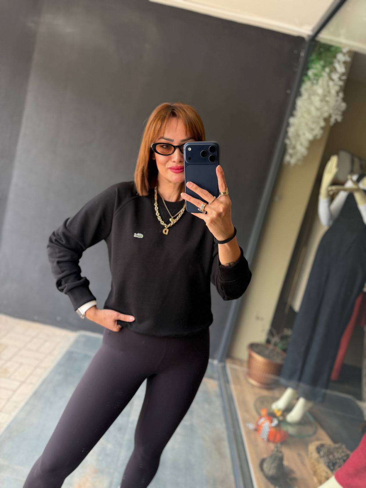 Aspen Siyah Spor Sweat