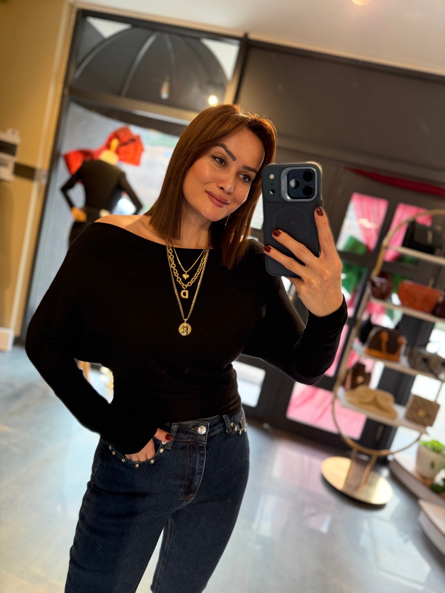 Virgin Siyah Yumoş Bluz