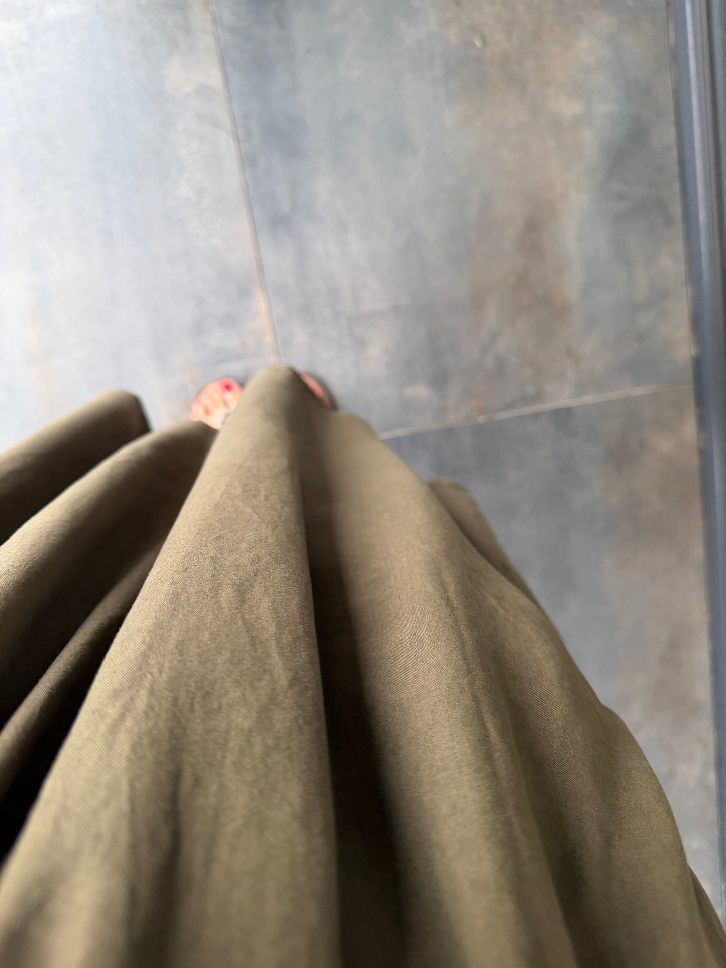 Terra Haki Premium Tensel Elbise