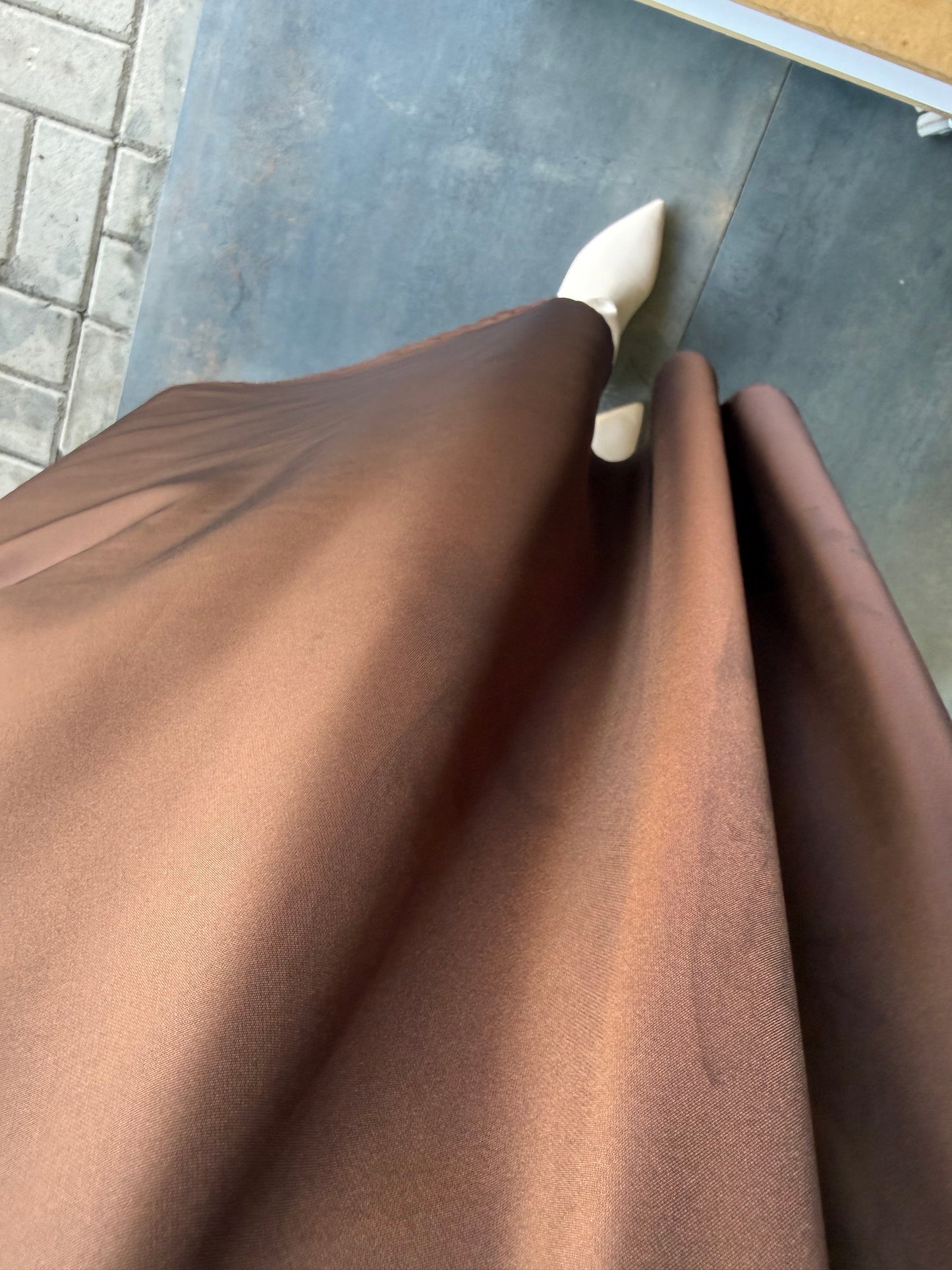 Pesto Kahve Paraşüt Etek&Ceket Takım