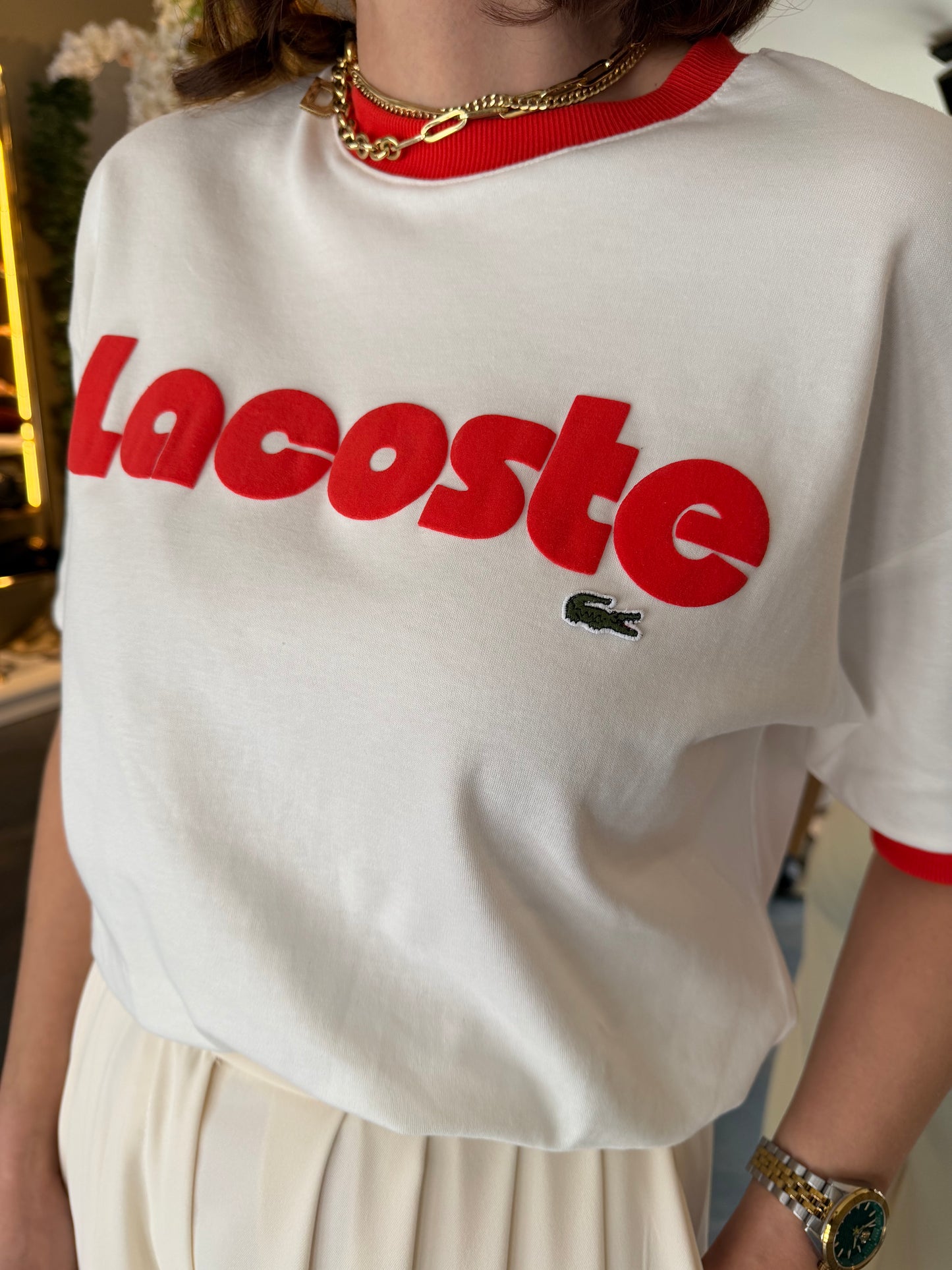 Misse Kabartmalı Kısa Kol T-Shirt