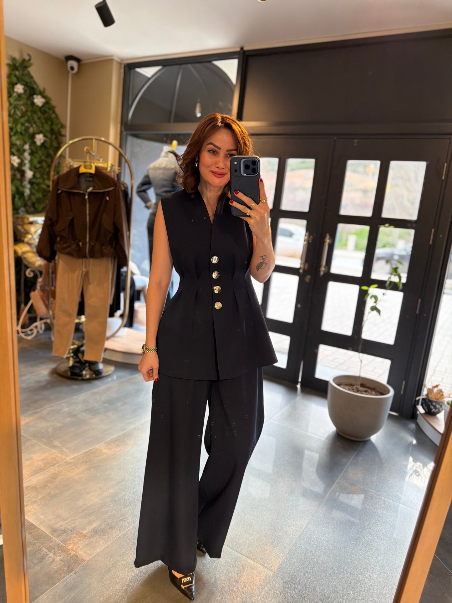 Newwel Lacivert Yelek & Pantolon Takım