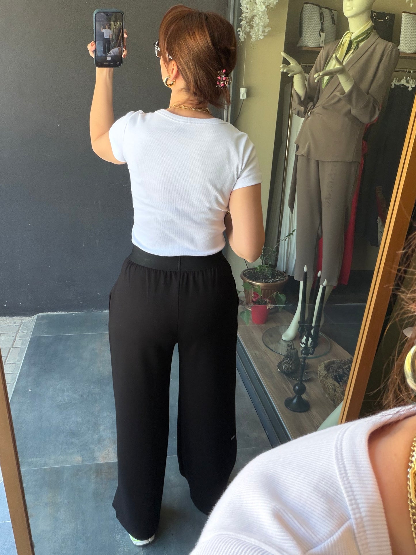 Dumpi Siyah Modal Spor Pantolon