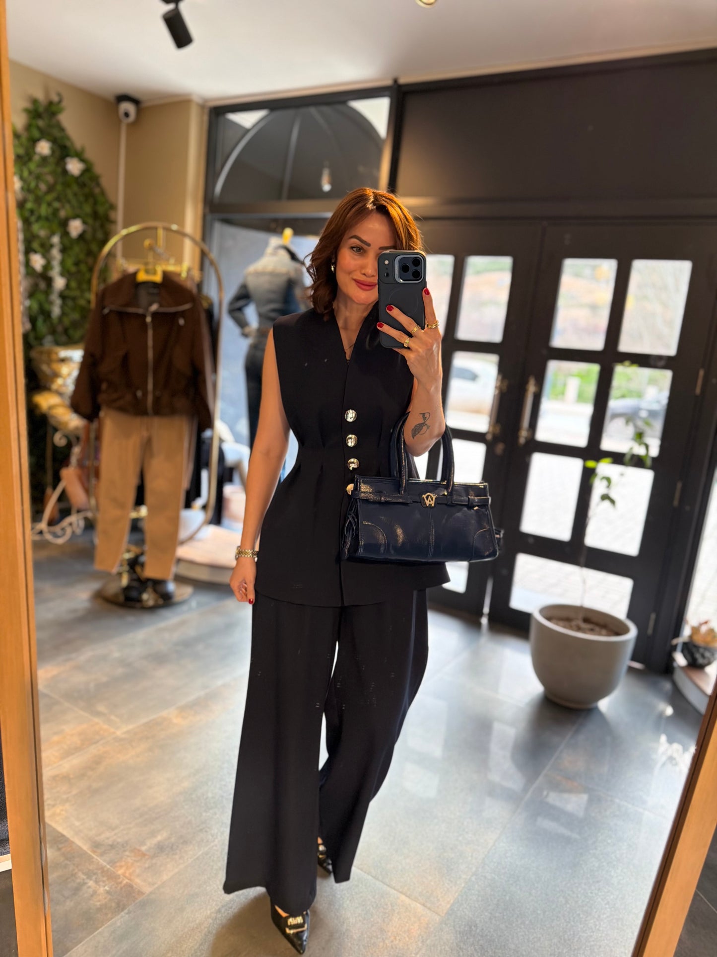 Newwel Lacivert Yelek & Pantolon Takım