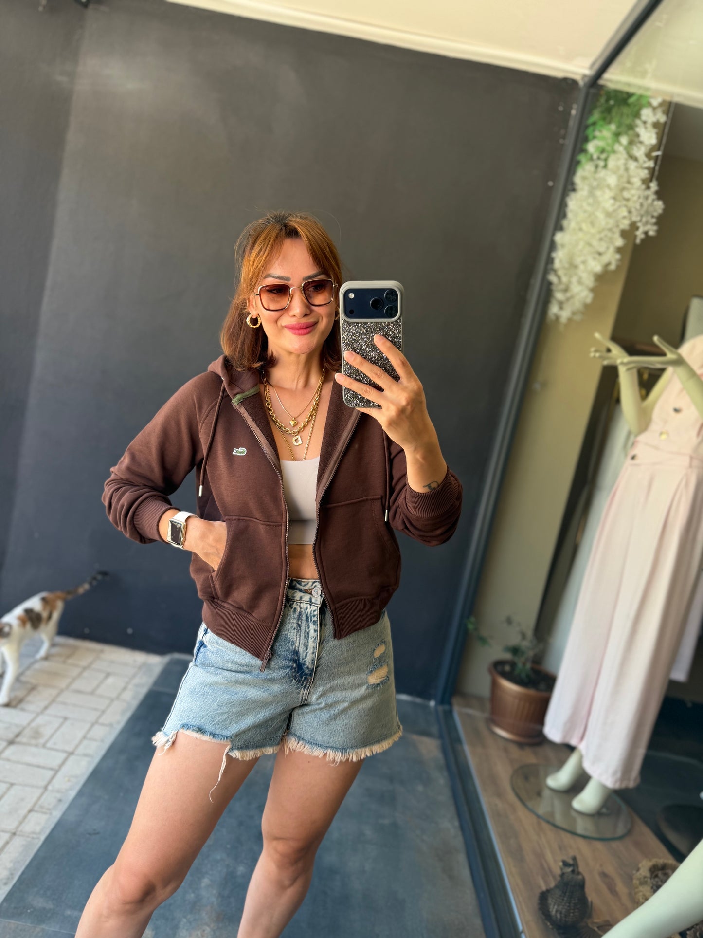 Rovika Kahverengi Sweatshirt