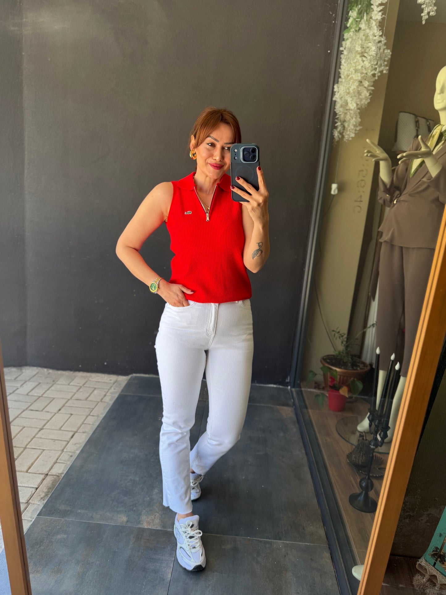 Virage Kırmızı Triko Bluz