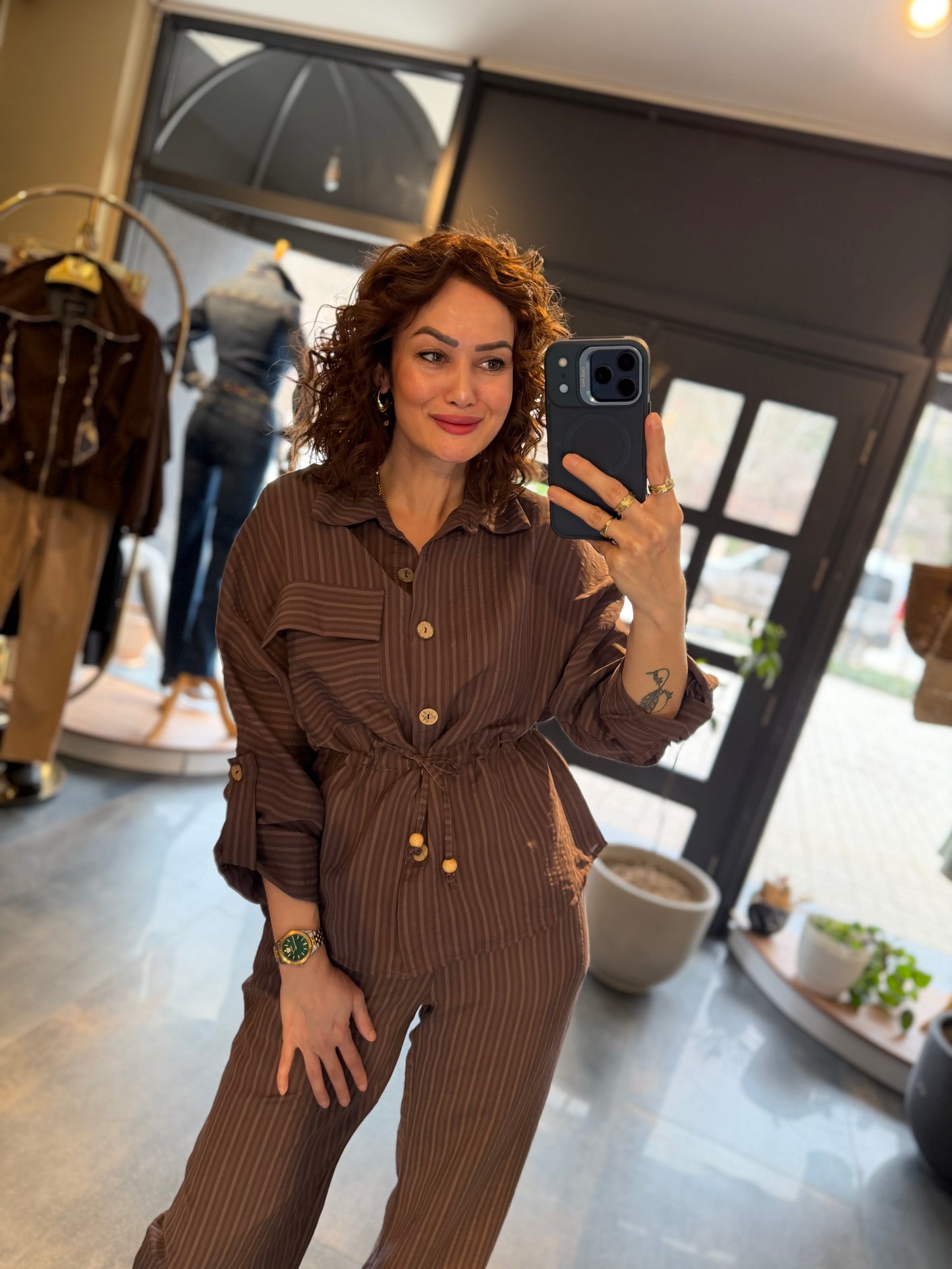 Sifona Kahve Tensel Takım