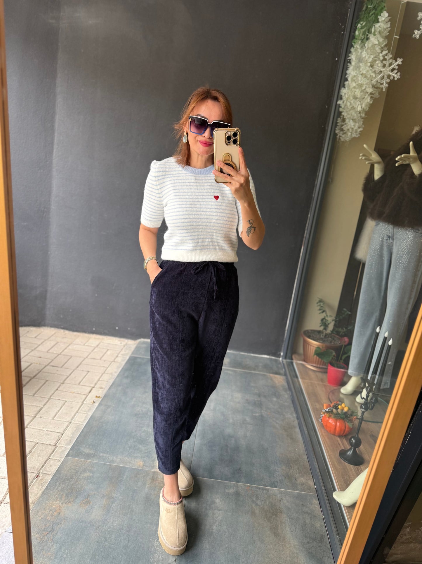 Harce Mavi Yumoş Triko