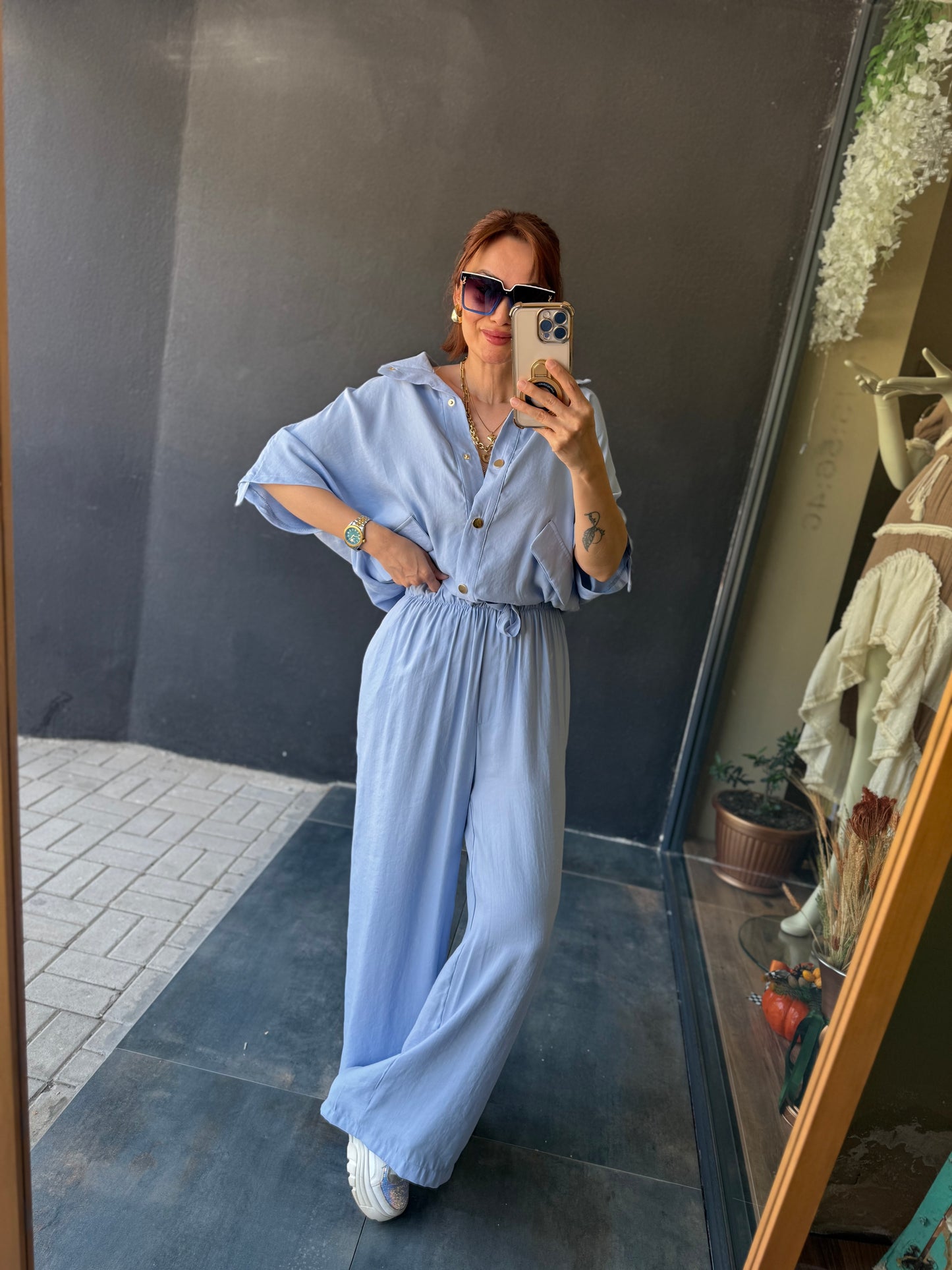Dita Buz Mavi Maroken Takım