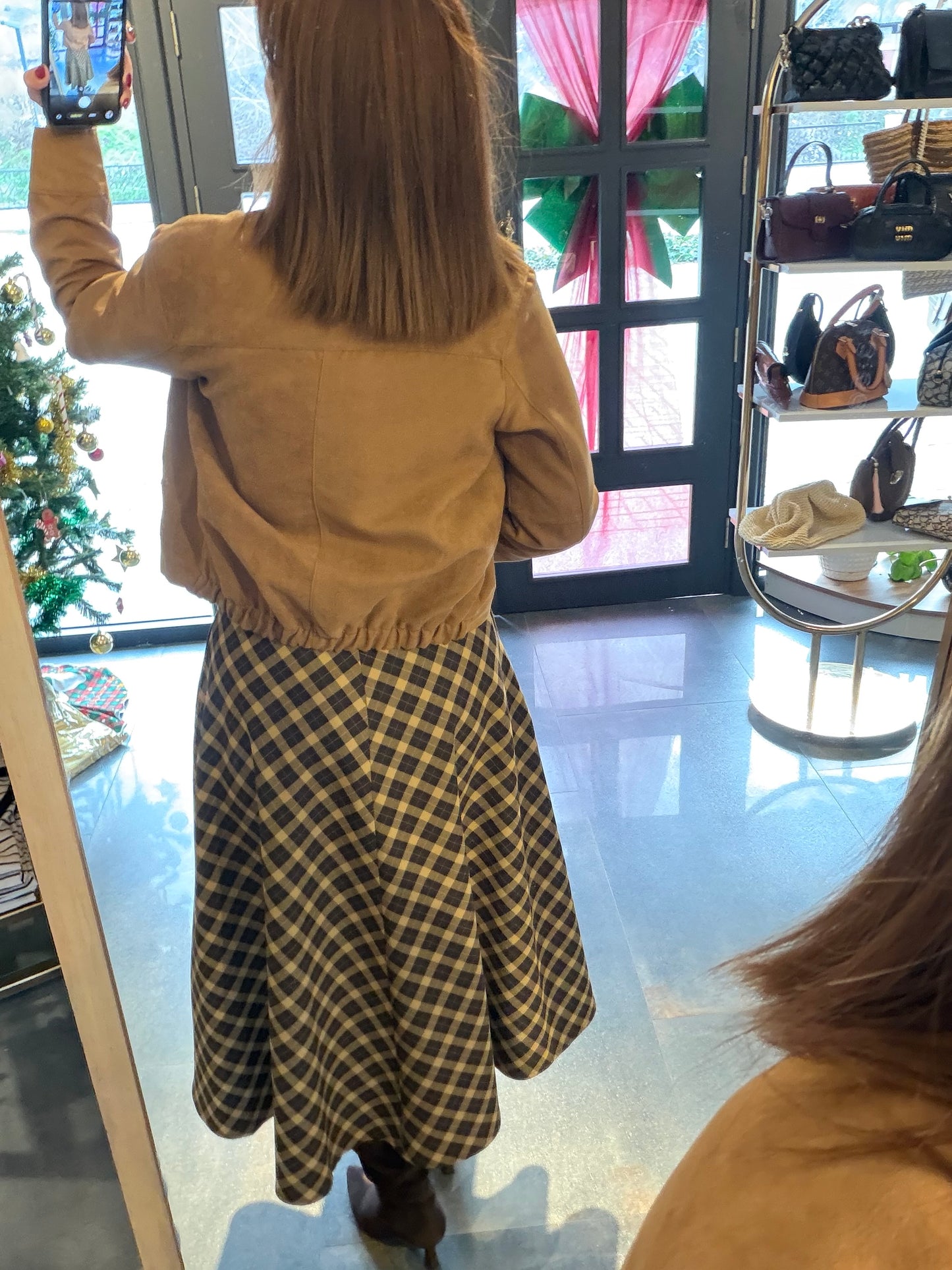 Moog Taba Süet Bomber Ceket