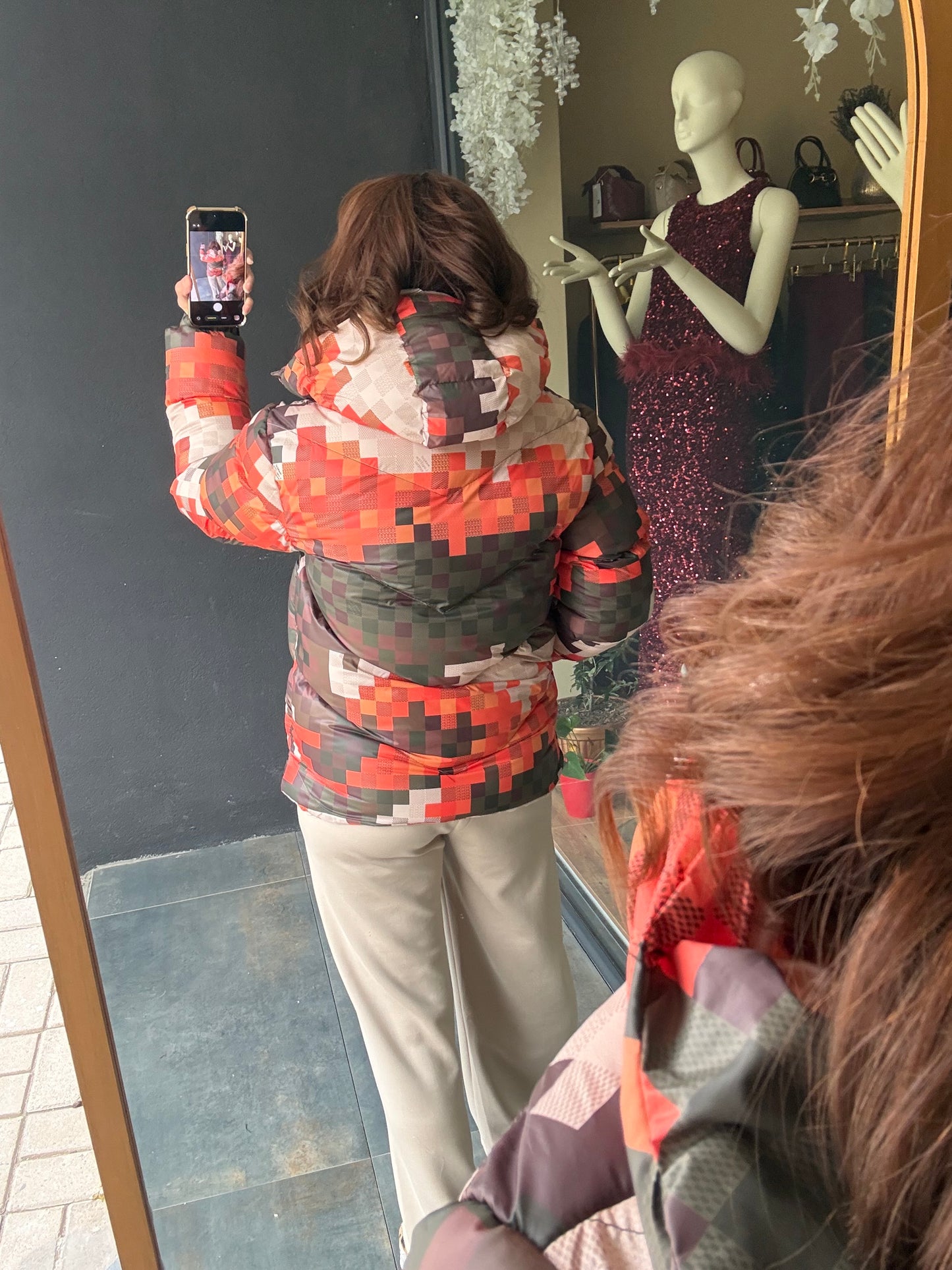 Ayny Turuncu Unisex Şişme Mont