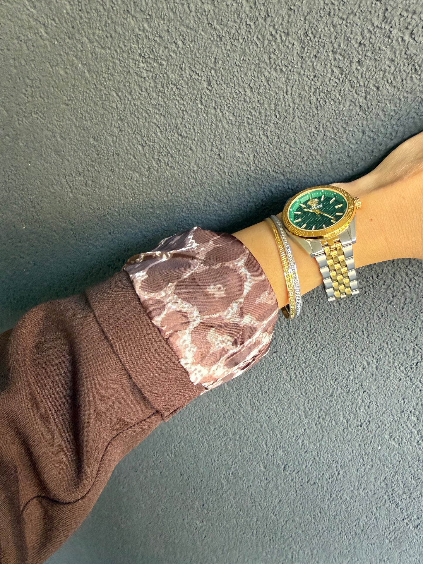 Melanj Kahve Ceket & Pantolon Takım