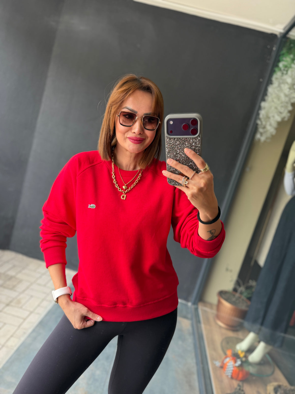 Aspen Kırmızı Spor Sweat
