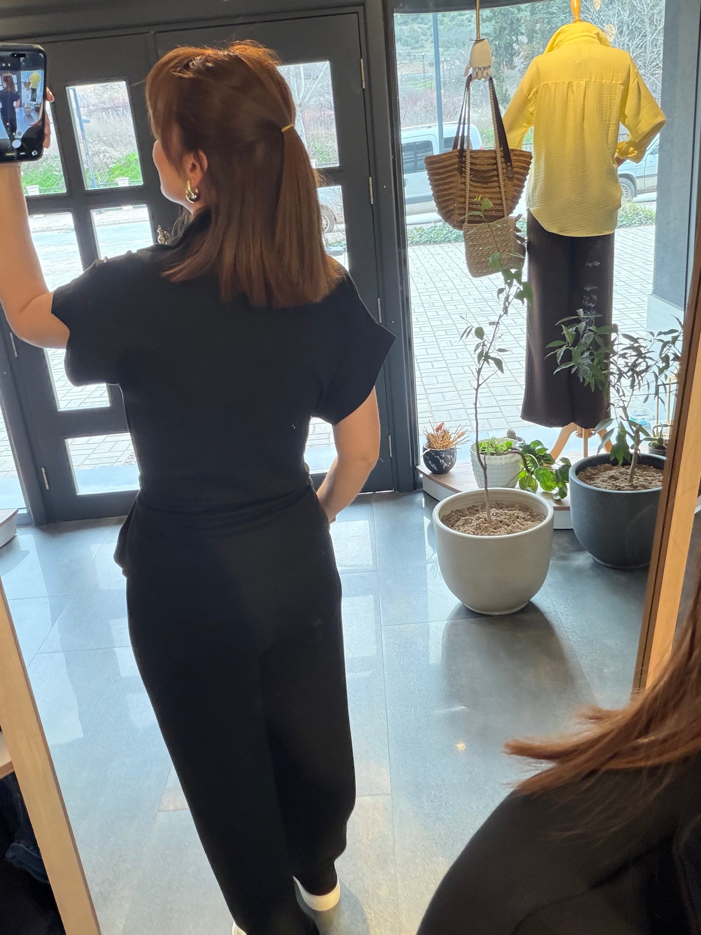 Lume Fermuar Detaylı Siyah Modal Takım