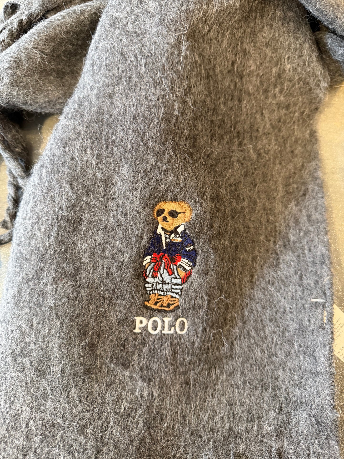 Gustor K.Gri Peluş Atkı