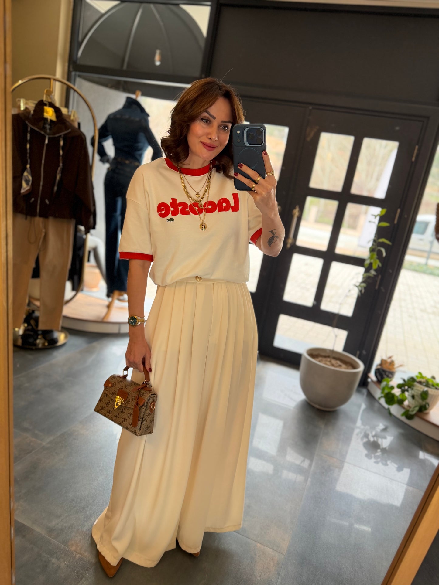 Misse Kabartmalı Kısa Kol T-Shirt