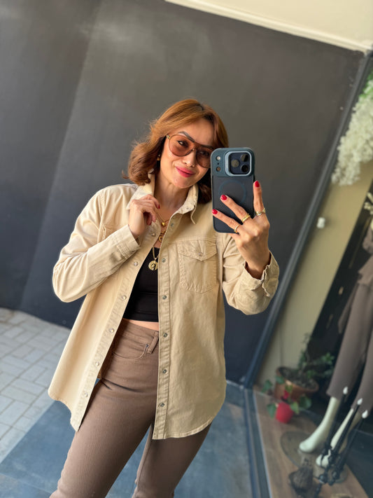 Melany Bej Jean Gömlek