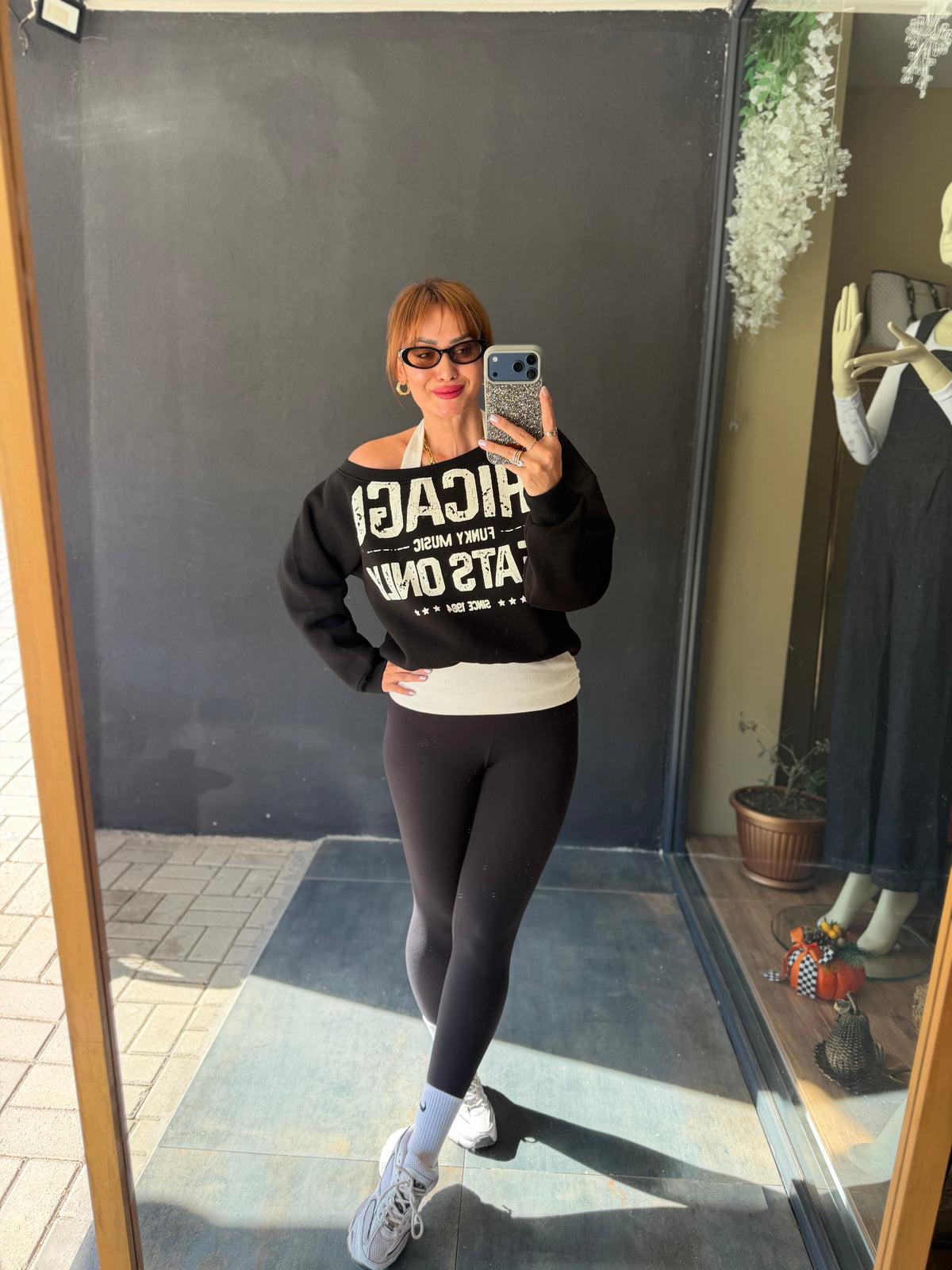 Chicago Siyah Sweatshirt
