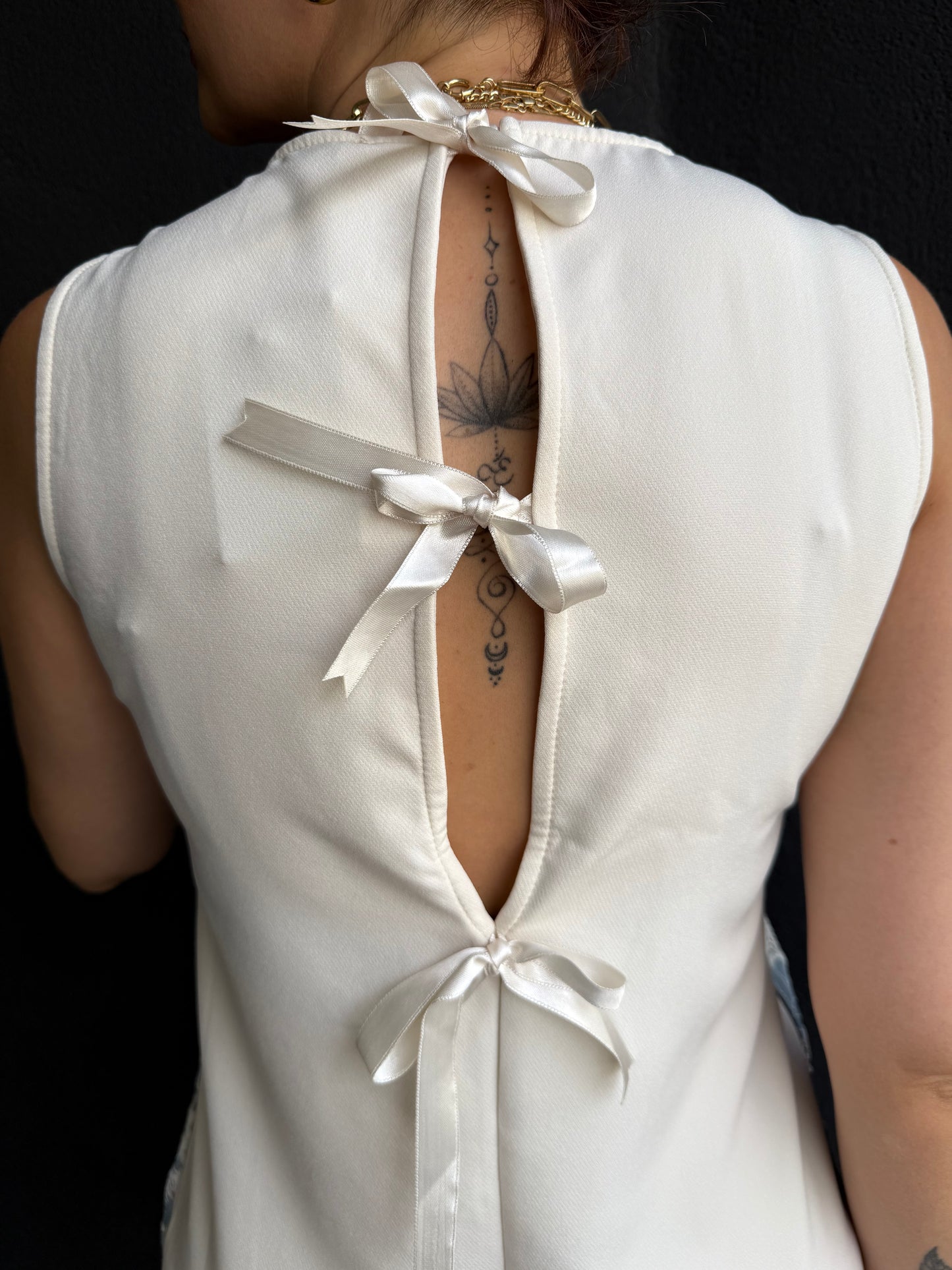 Whisk Mavi Güpür Elbise