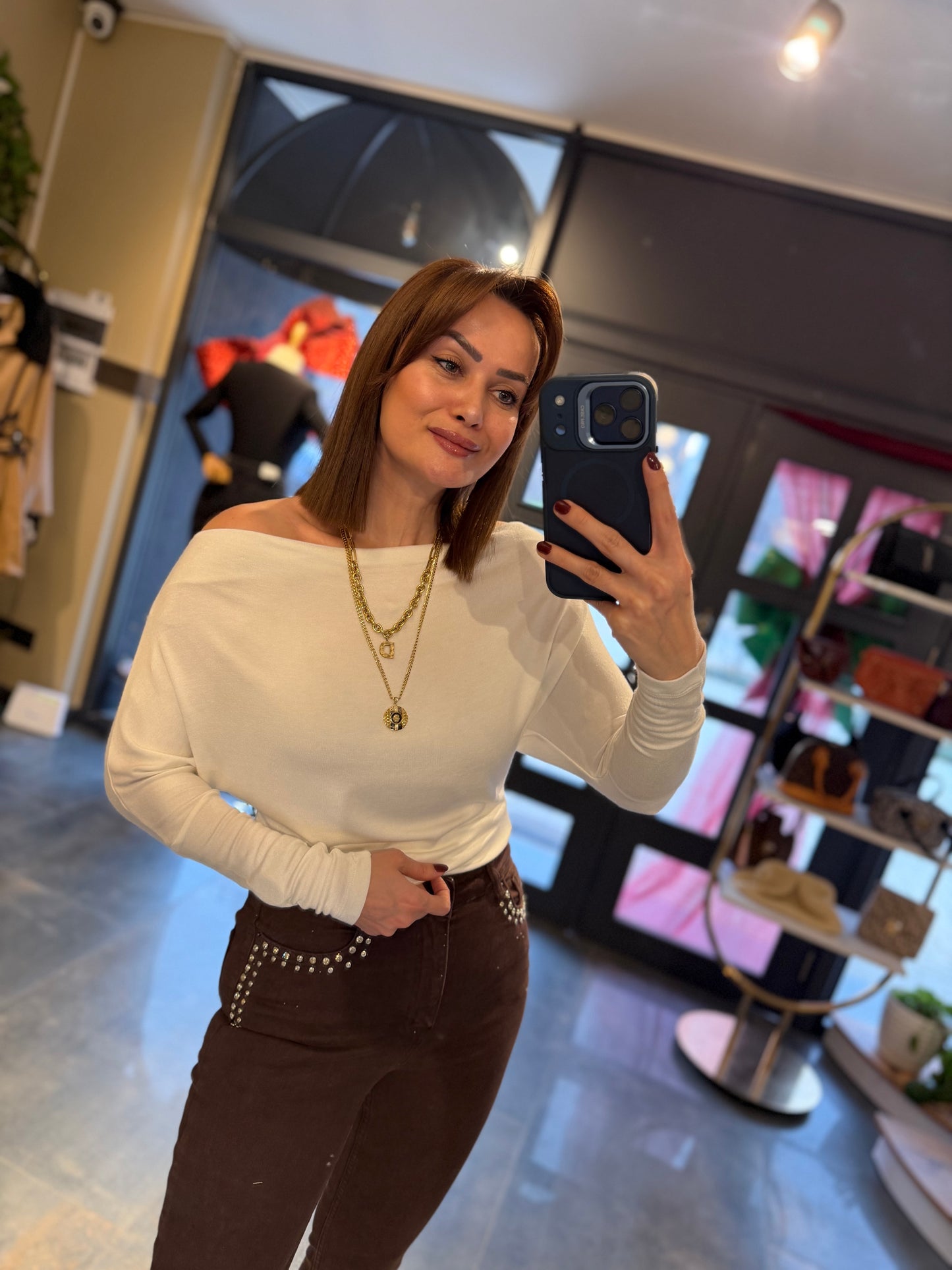 Virgin Beyaz Yumoş Bluz