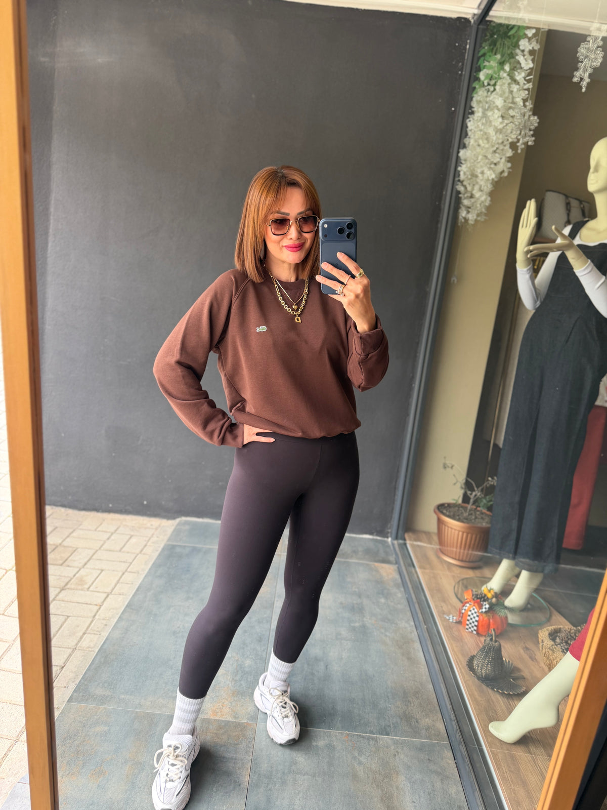 Aspen Kahverengi Spor Sweat