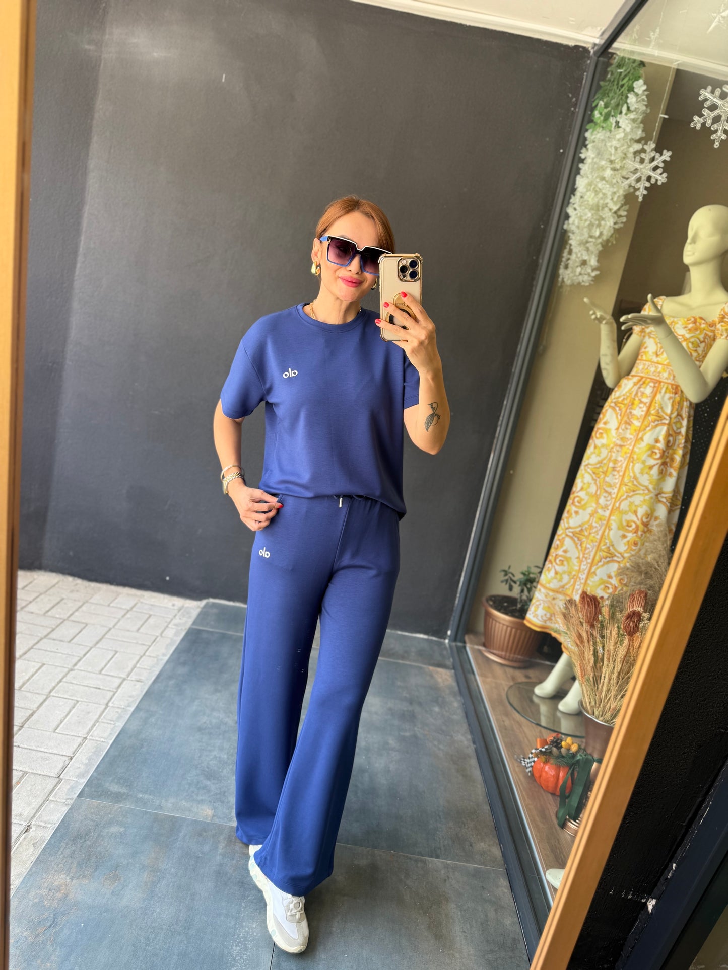 Latest Lacivert Modal Takım