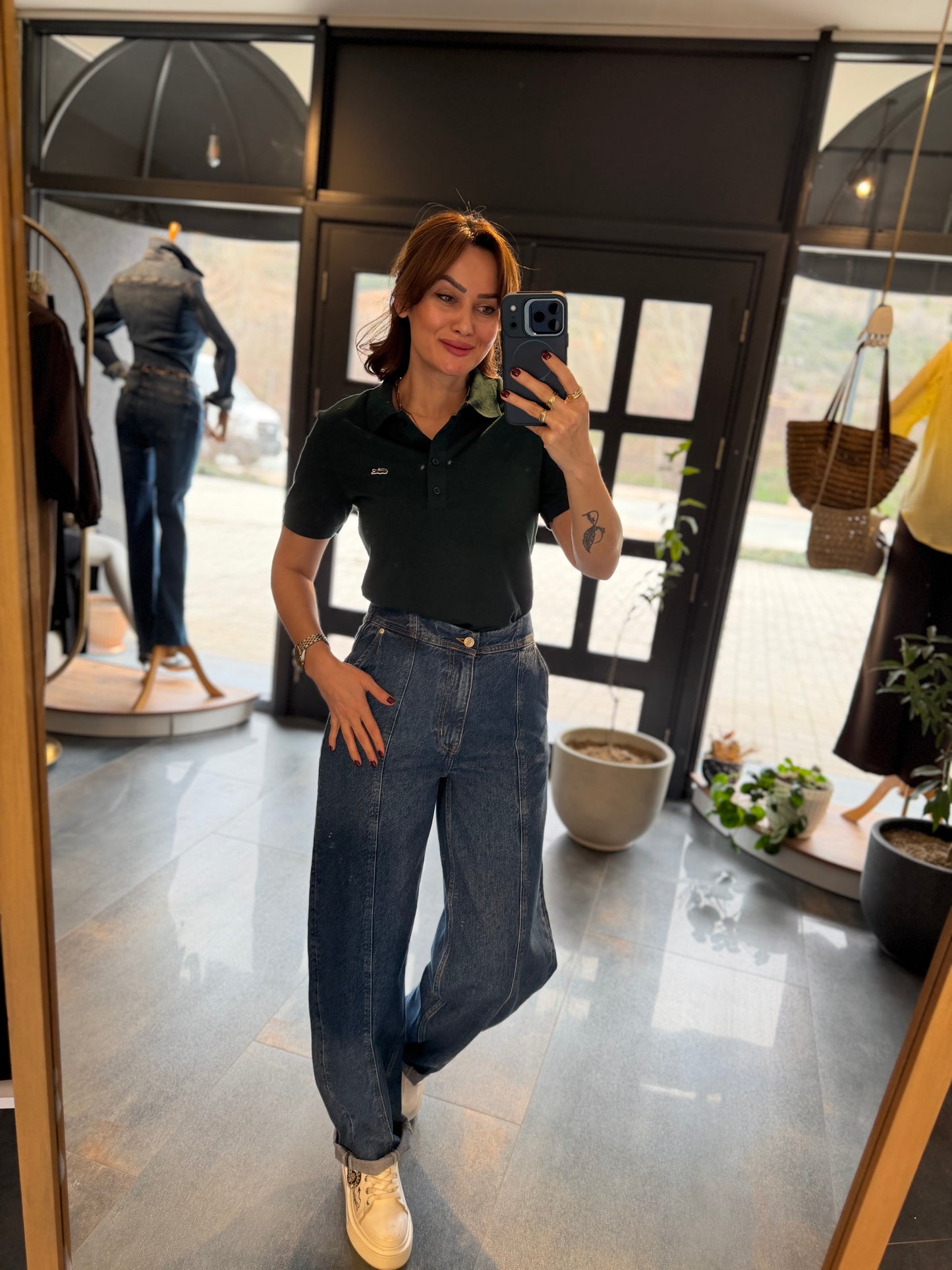 Gusten Baggy Mavi Jean