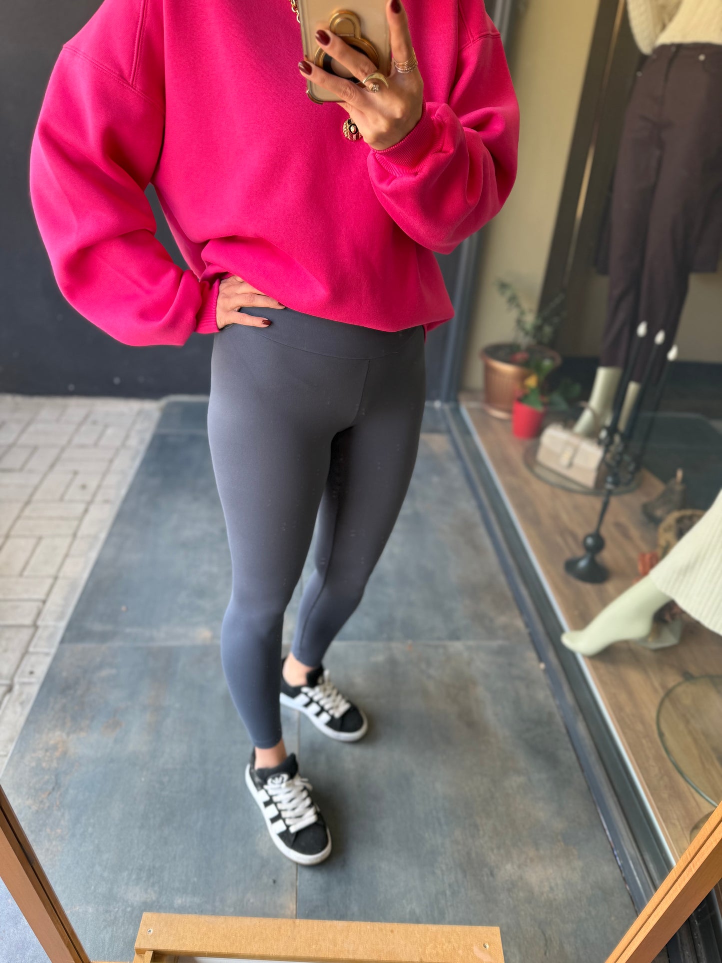 Oys Gri Toparlayıcı Tayt