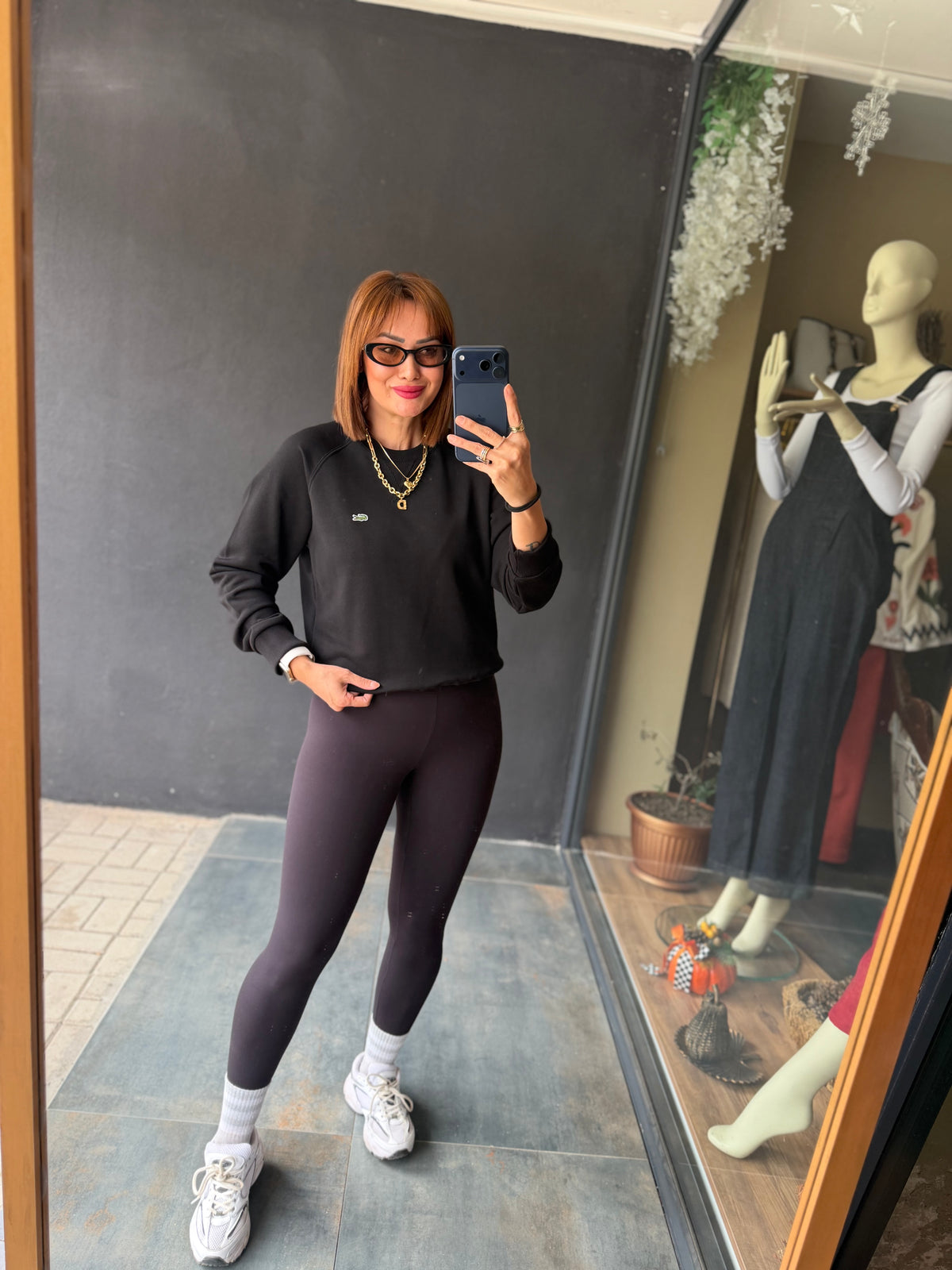 Aspen Siyah Spor Sweat