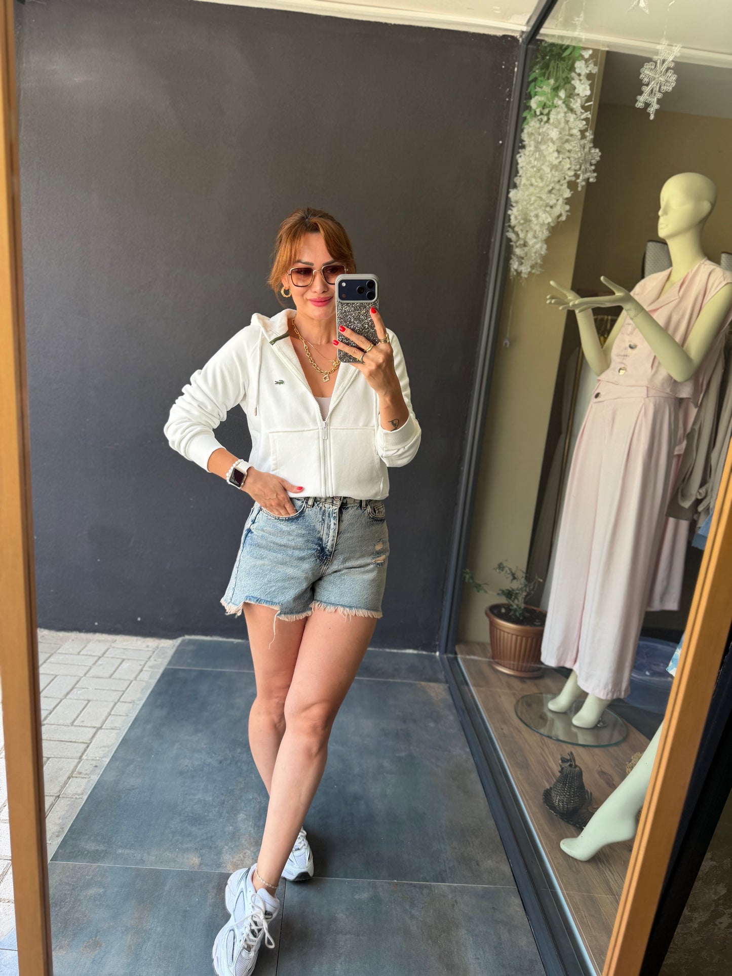 Rovika Beyaz Sweatshirt