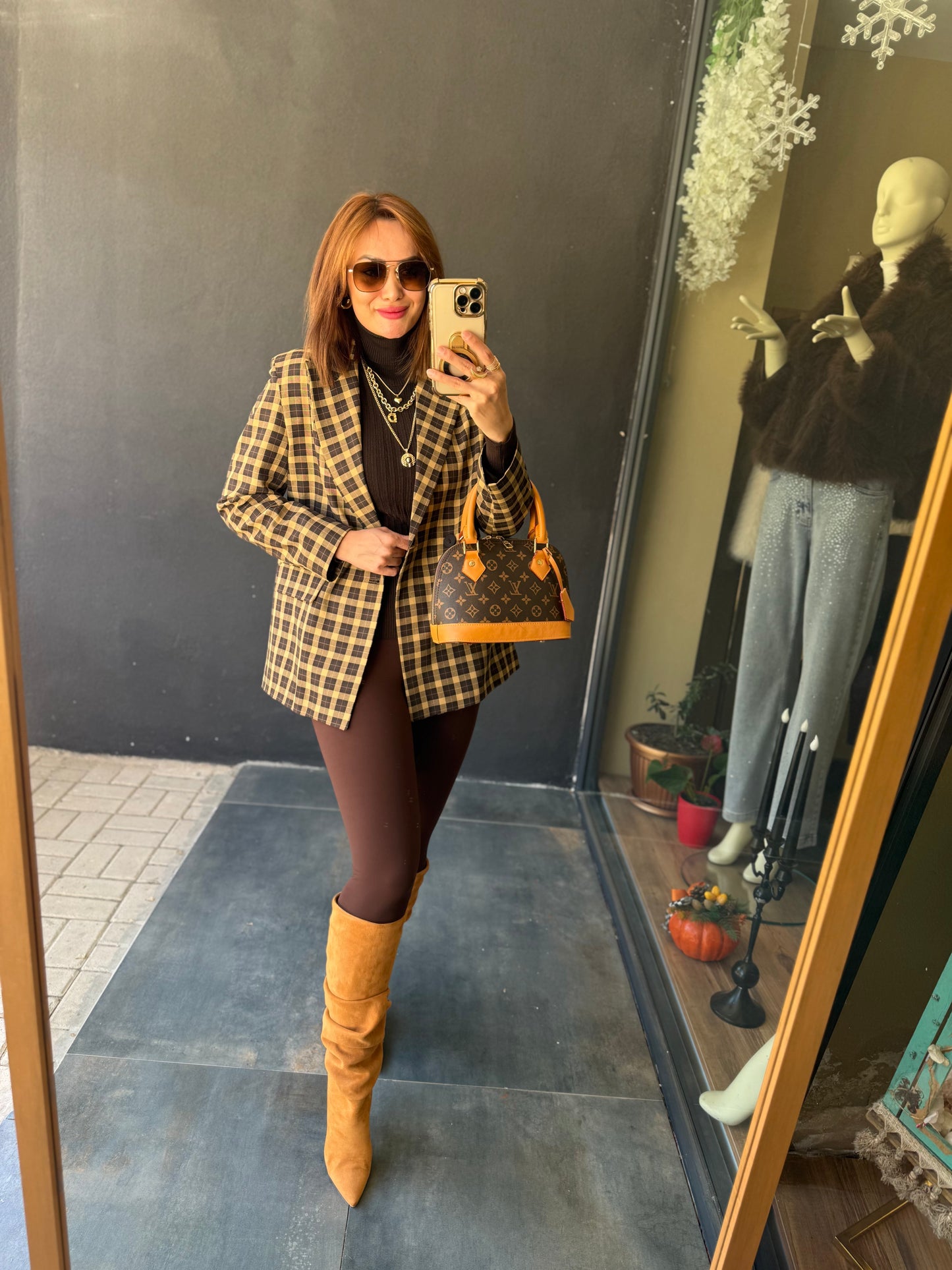 Wesy Kareli Vintage Blazer Ceket