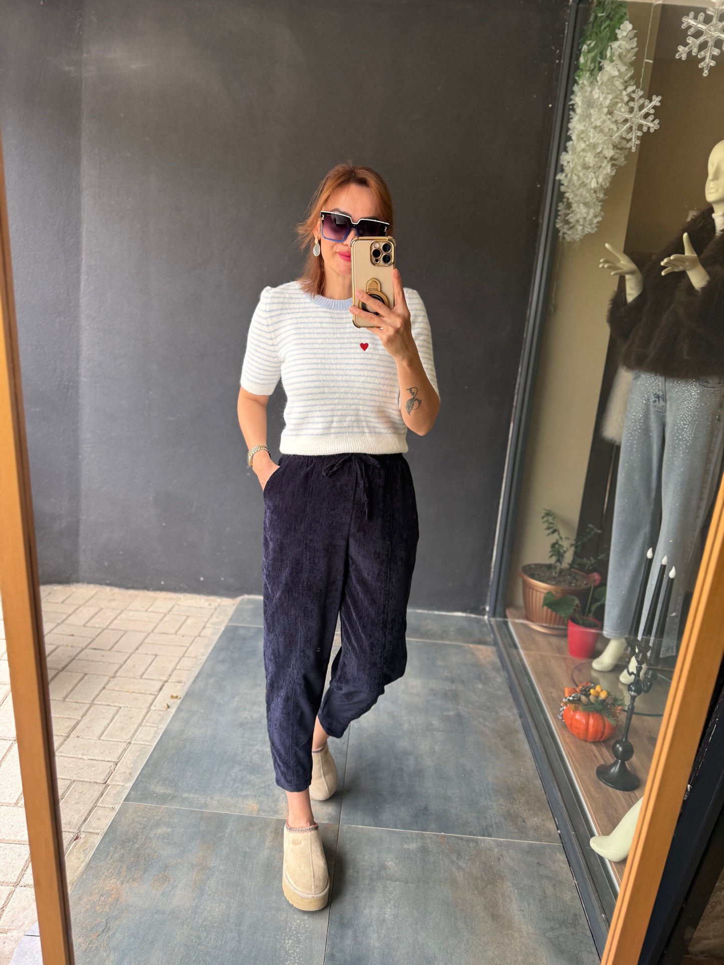 Harce Mavi Yumoş Triko