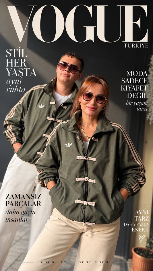 Orvessa Yeşil Unisex Ceket