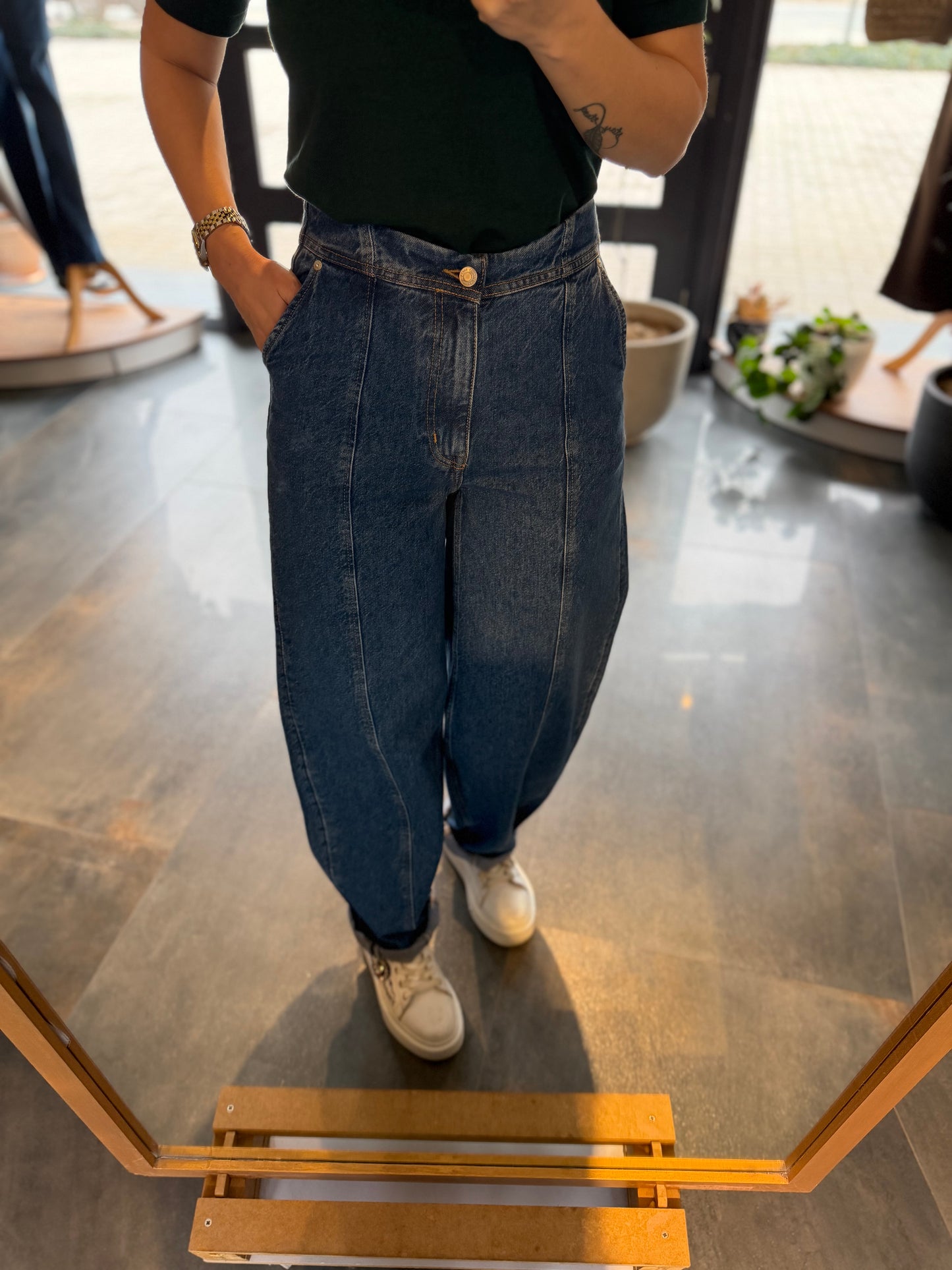 Gusten Baggy Mavi Jean