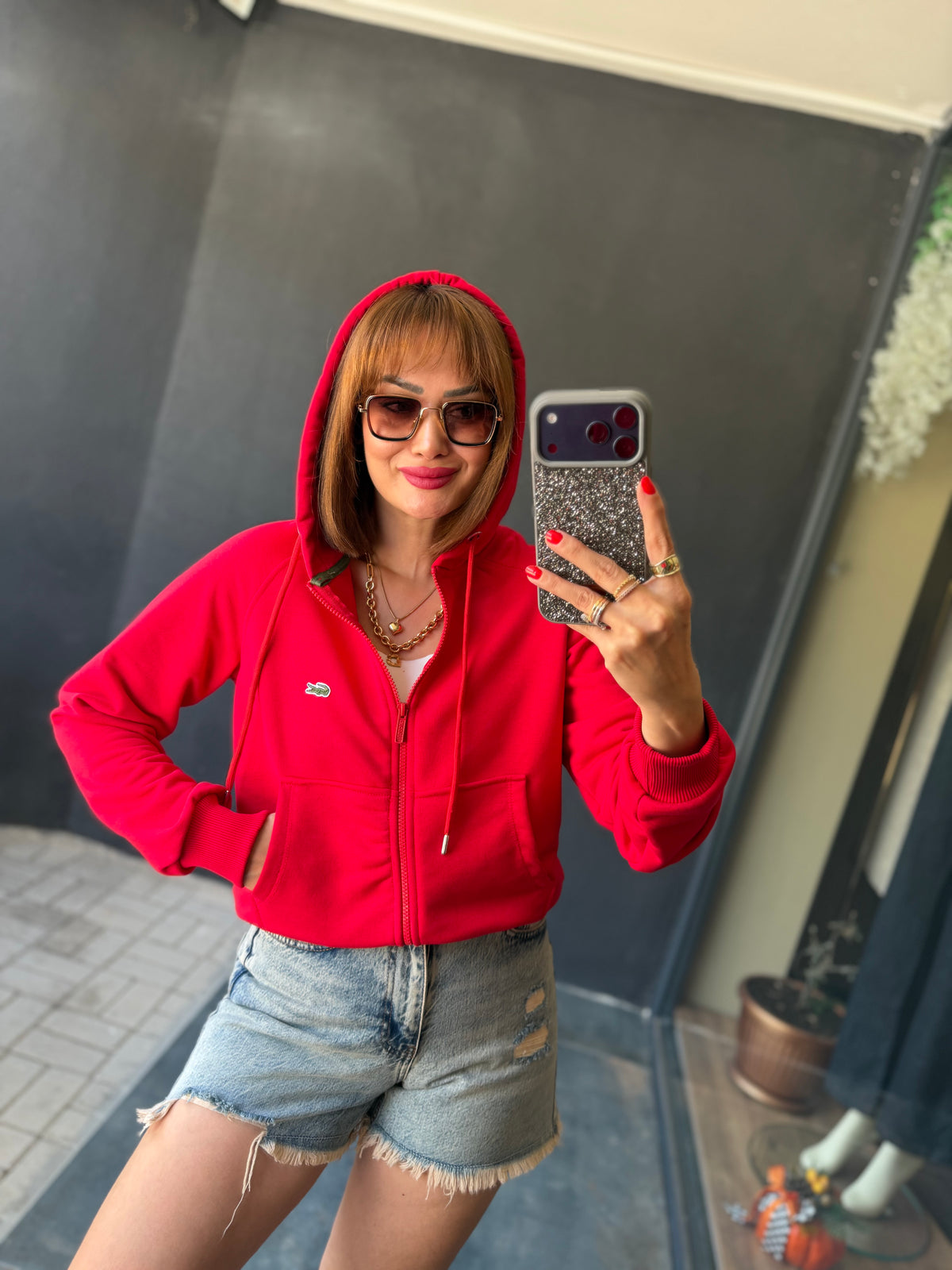 Rovika Kırmızı Sweatshirt