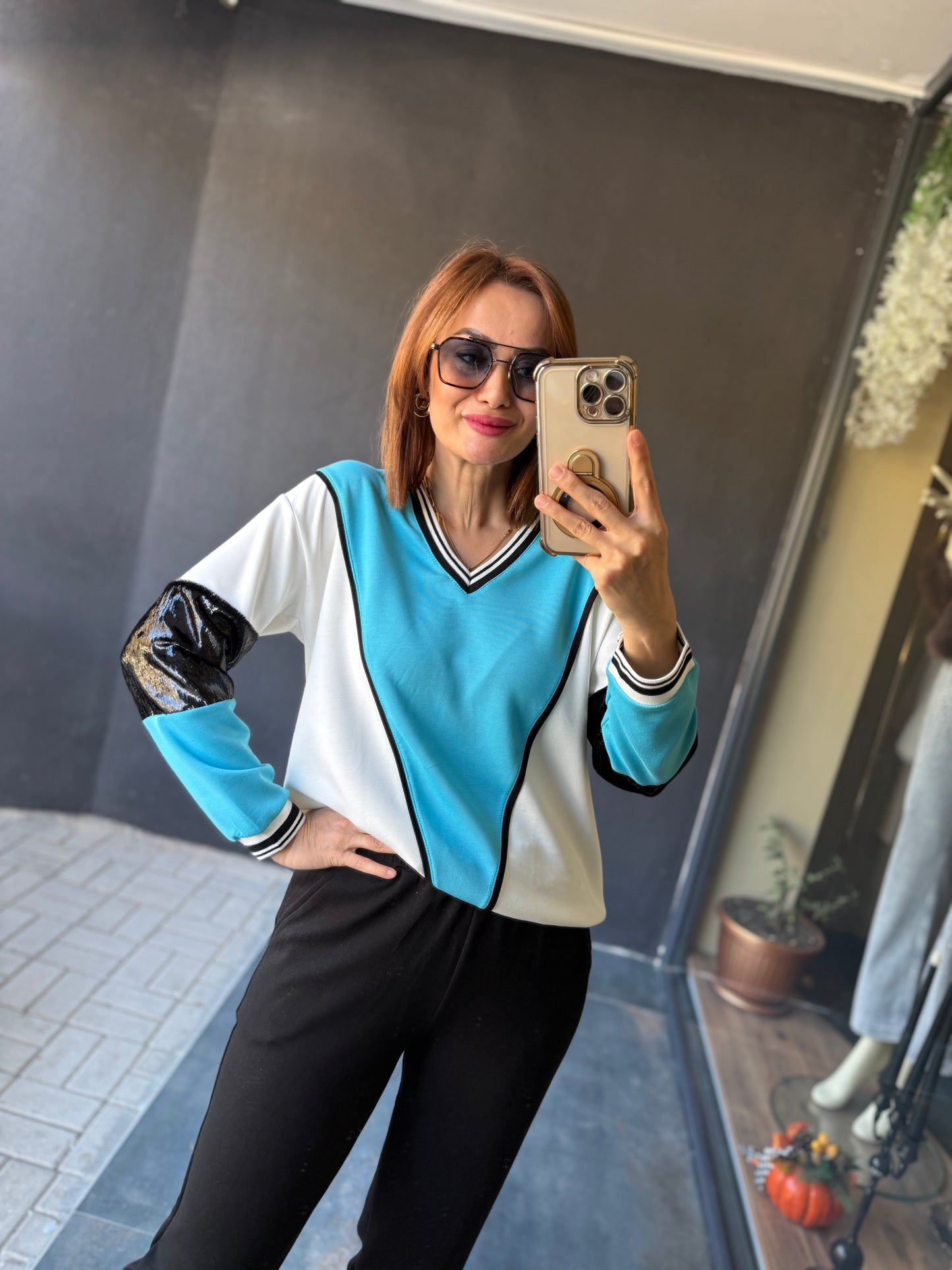 Buka Turkuaz Modal Takım